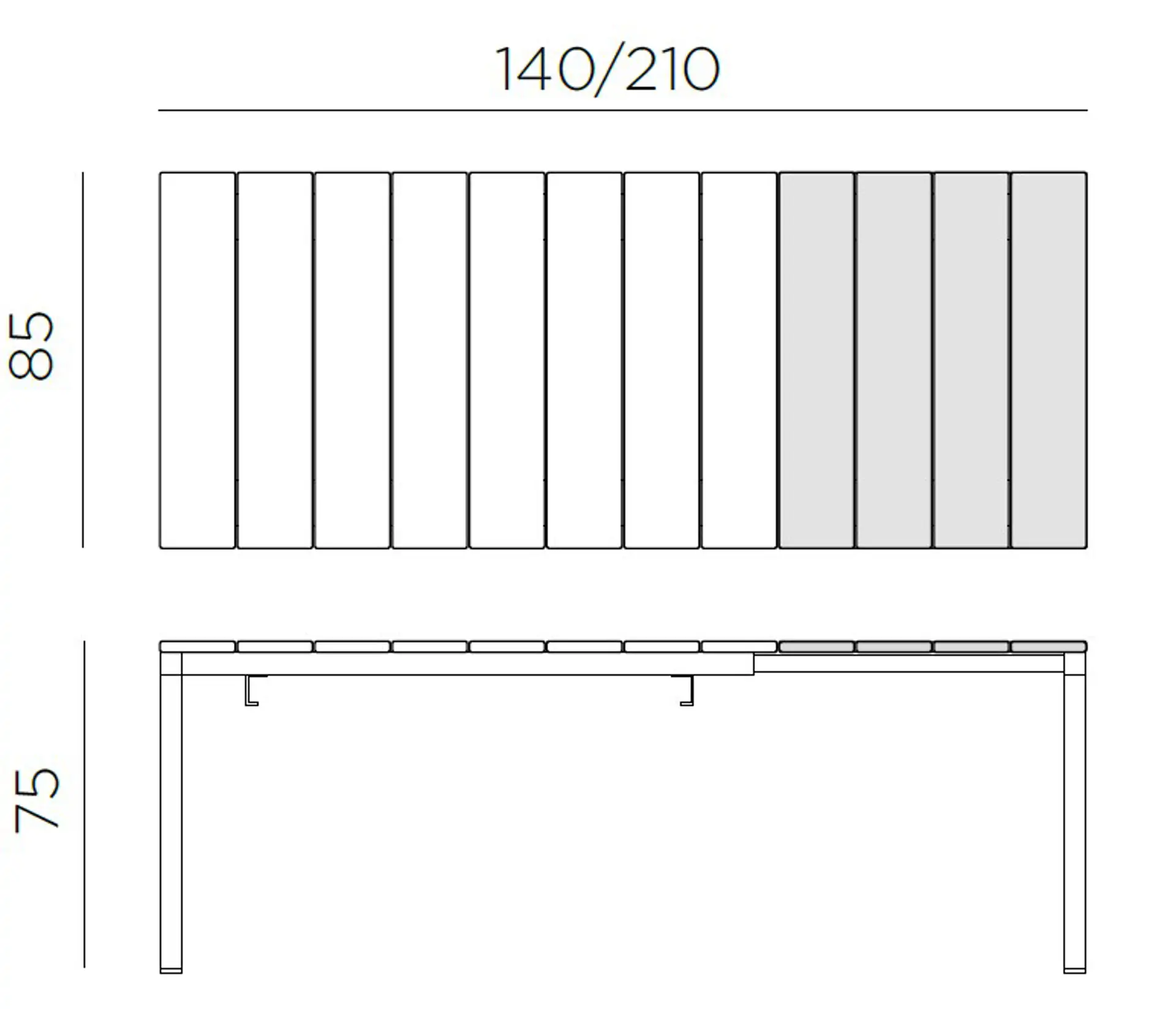 mesa rio 140 extensivél