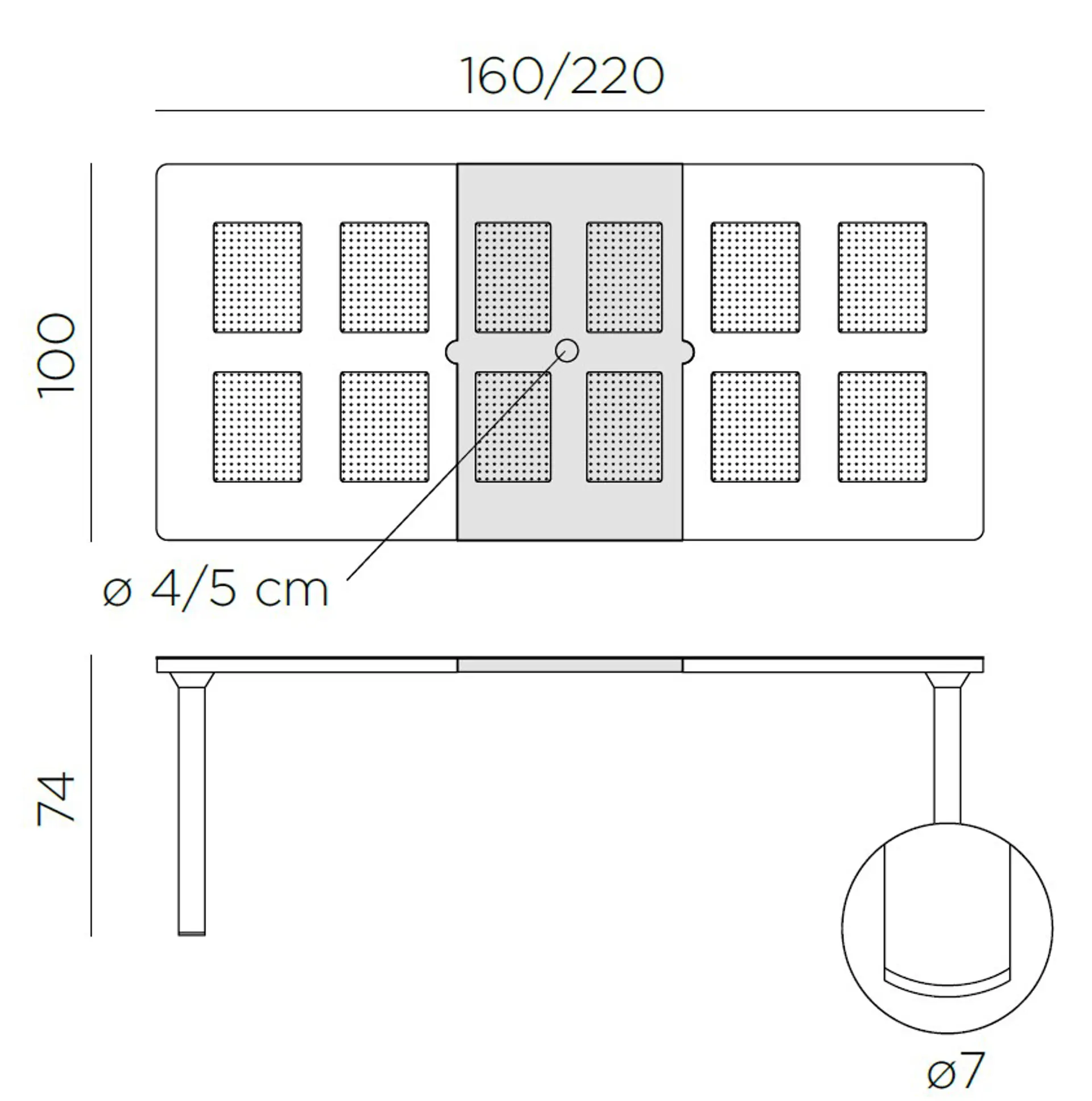 mesa libeccio