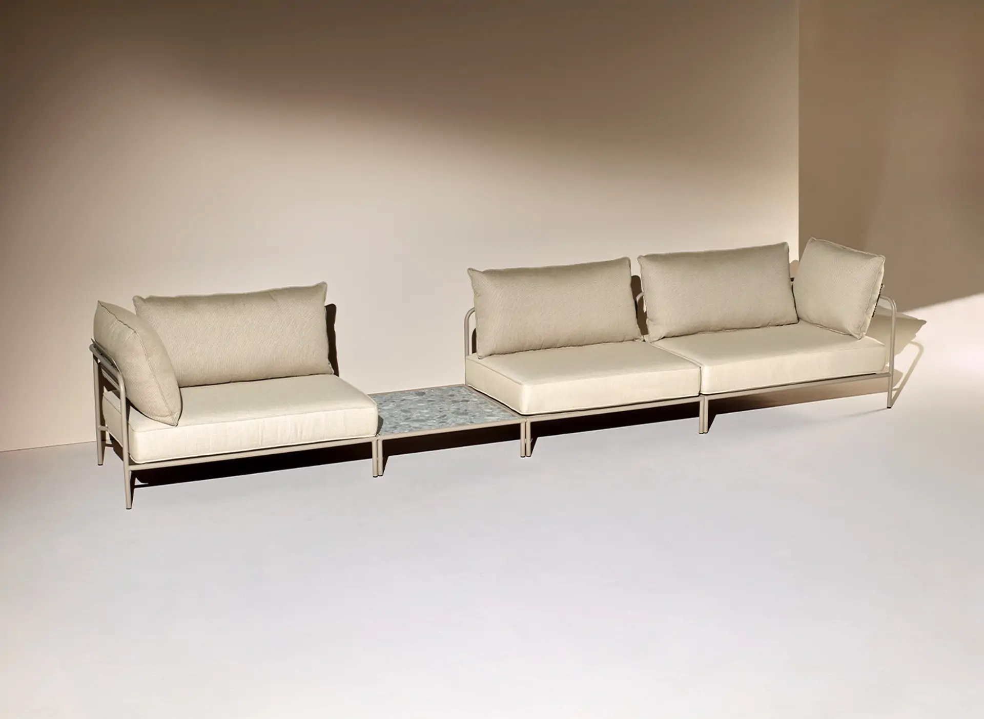 sofa modular central flat 2888