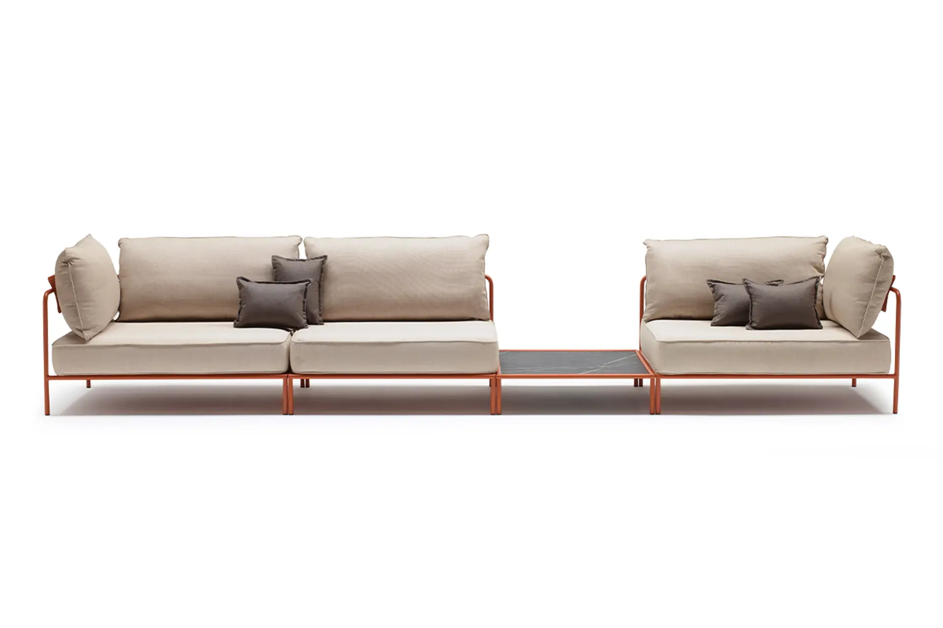 sofa modular central flat 2888