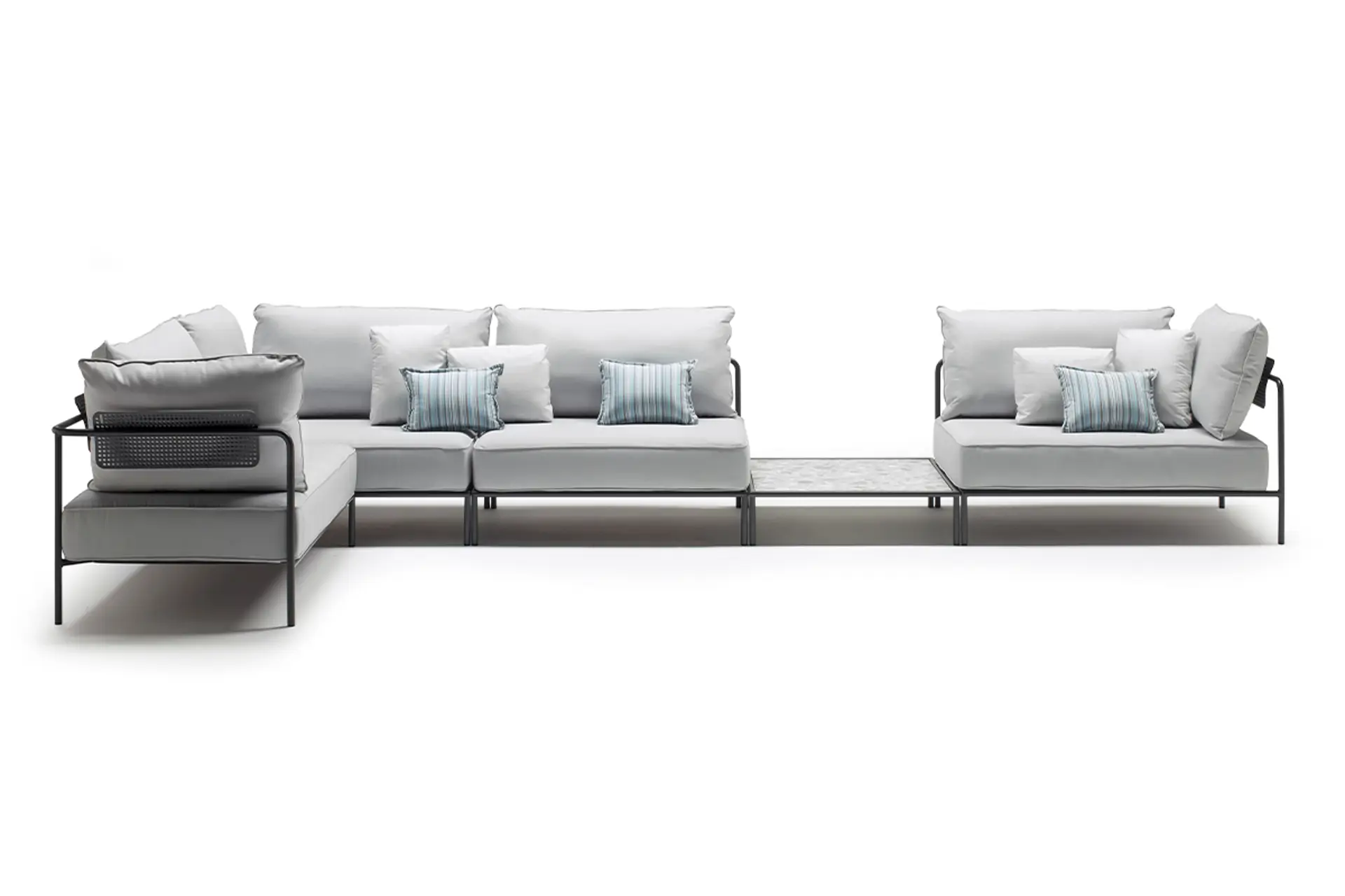 sofa modular central flat 2888